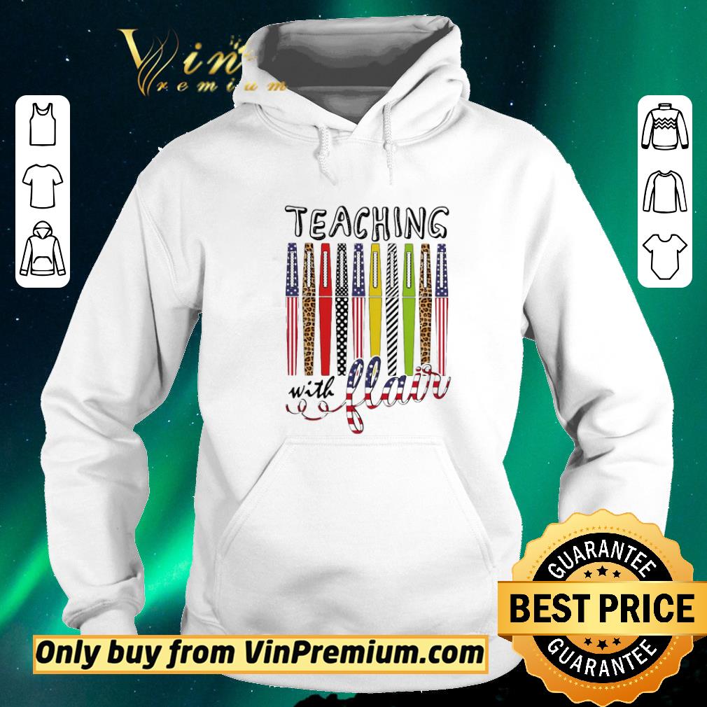Original Teaching with flair pen American flag veteran Independence Day shirt sweater 6d16e387 original teaching with flair pen american flag veteran independence day shirt sweater 4 - Original Teaching with flair pen American flag veteran Independence Day shirt sweater