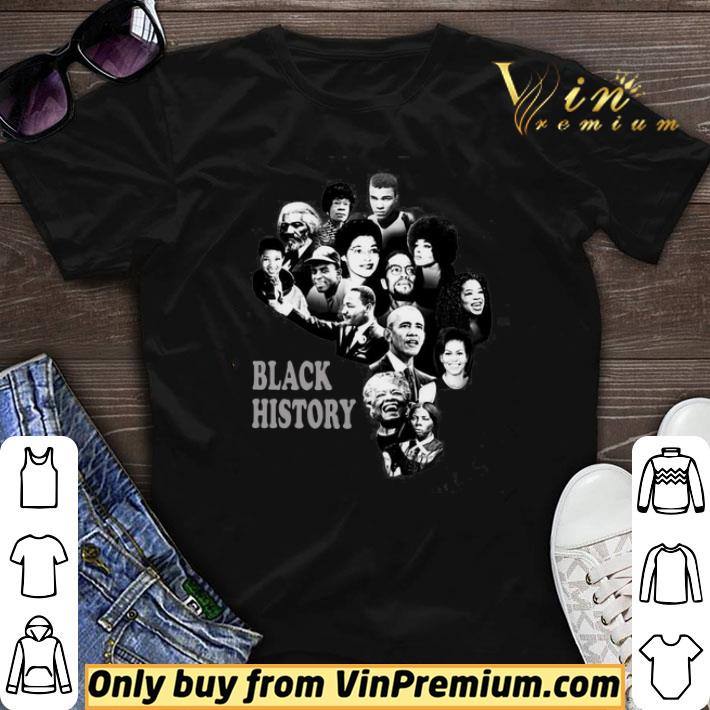 Black History Month Famous Characters shirt sweater