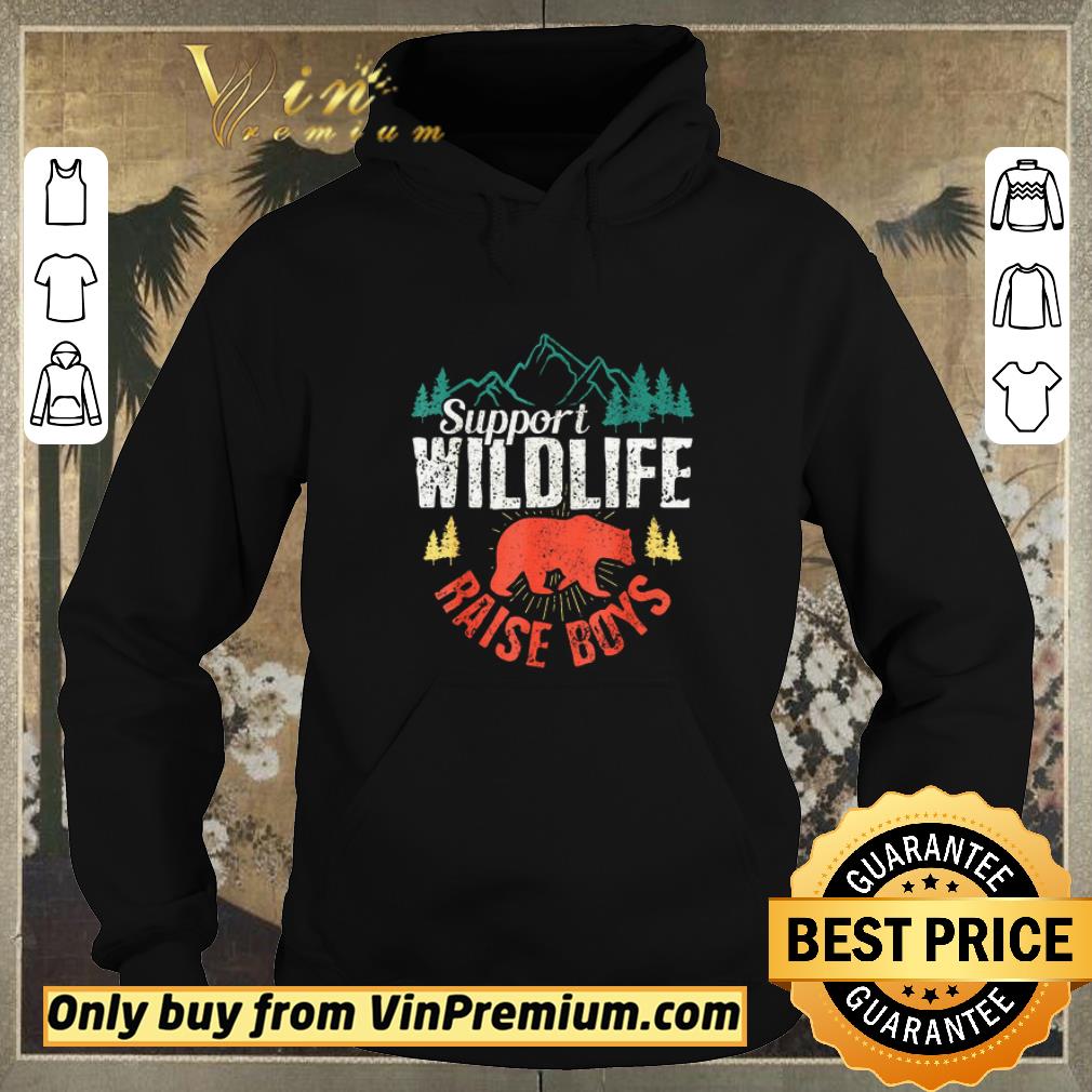 Official Support Wildlife Raise Boys Mom Dad Wild One Funny Gift shirt sweater 70e59b82 official support wildlife raise boys mom dad wild one funny gift shirt sweater 4 - Official Support Wildlife Raise Boys Mom Dad Wild One Funny Gift shirt sweater