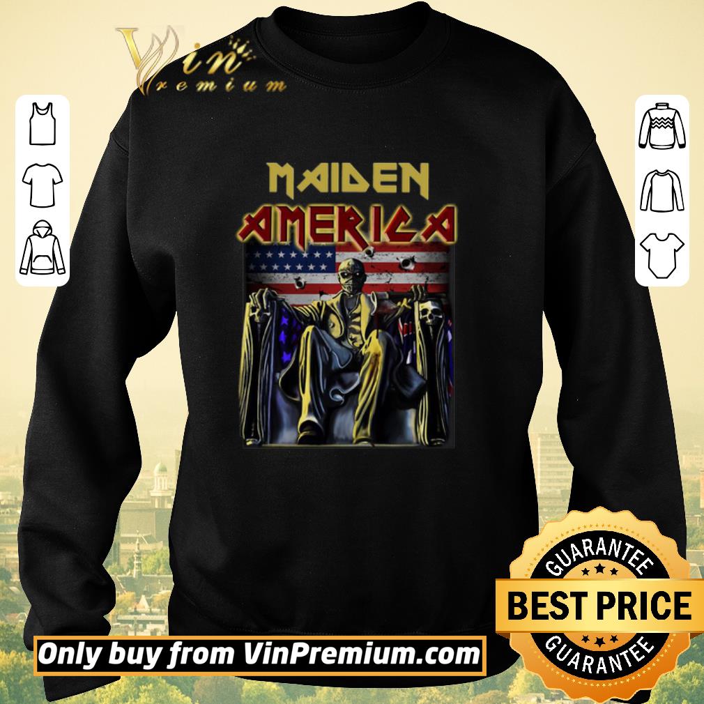 Original Iron Maiden America USA flag shirt sweater Original Iron Maiden America USA flag shirt sweater