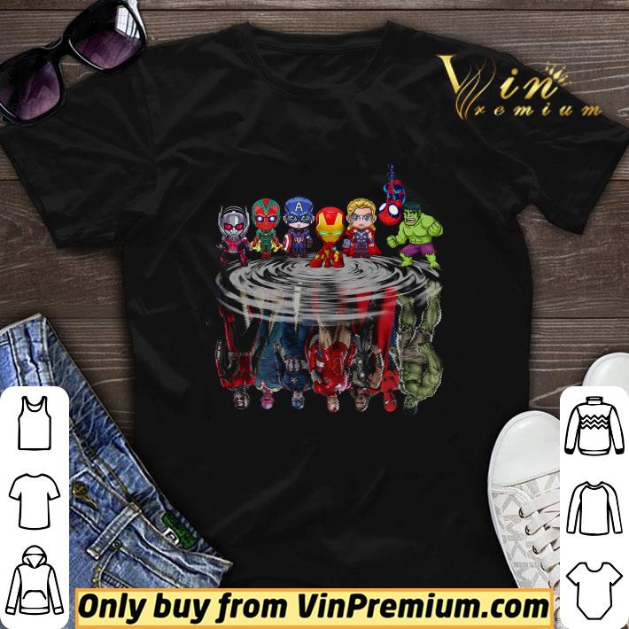 Avengers Baby Tony Spider Man Thor Hulk Captain reflection shirt sweater