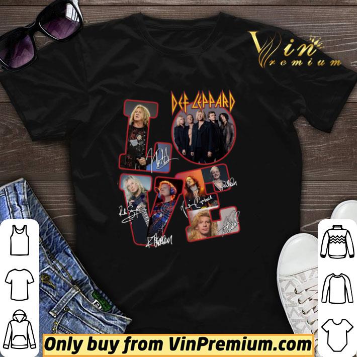 Love Def Leppard Signature shirt sweater