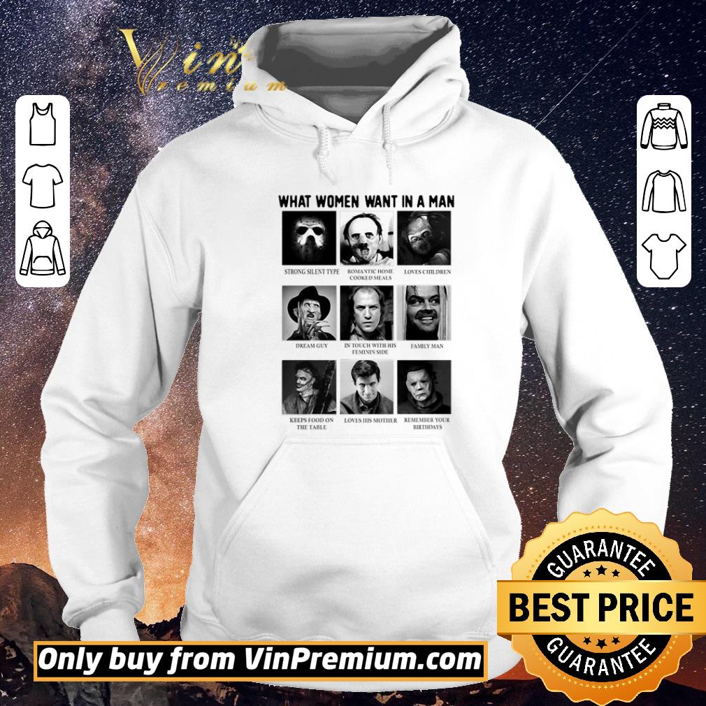 7801687c original horror what women want in a man shirt sweater 4 - Original Horror what women want in a man shirt sweater