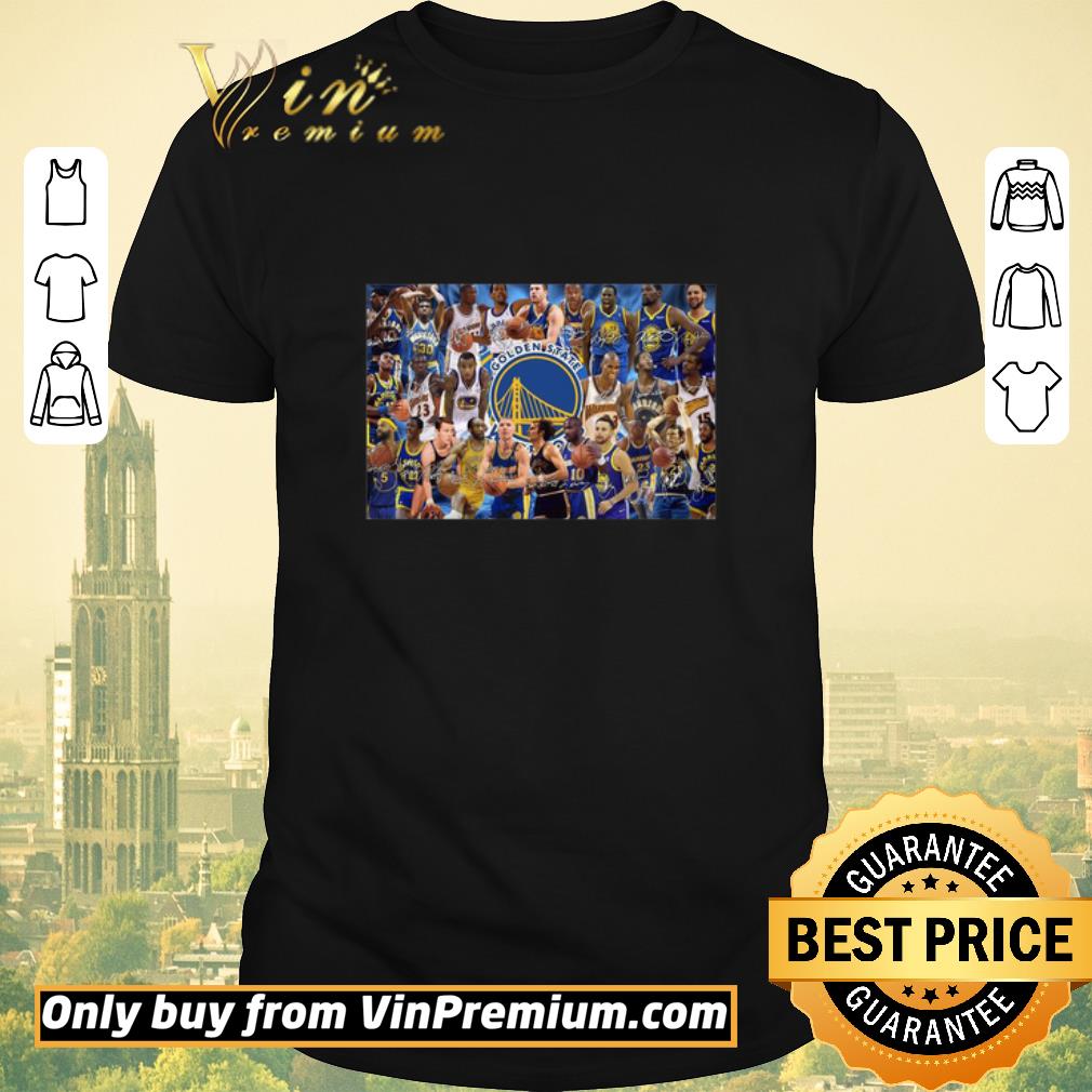 Original Golden state warriors basketball team players signatures shirt sweater
