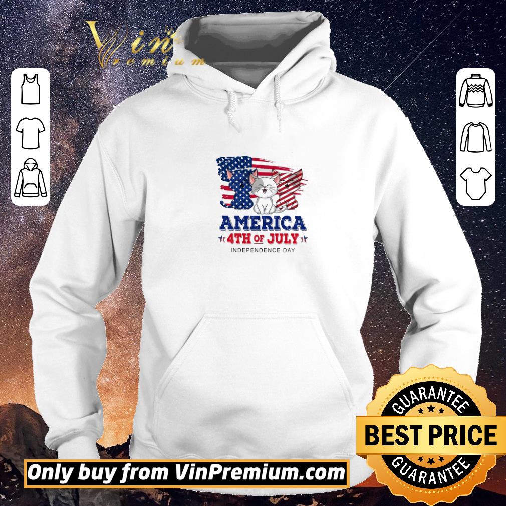 7adbd0c9 pretty cat america 4th of july independence day shirt sweater 4 - Pretty Cat America 4th Of July Independence Day shirt sweater