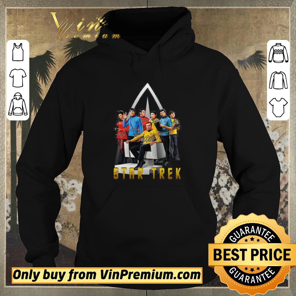 7c28381f official star trek captains signature shirt sweater 4 - Official Star Trek Captains signature shirt sweater
