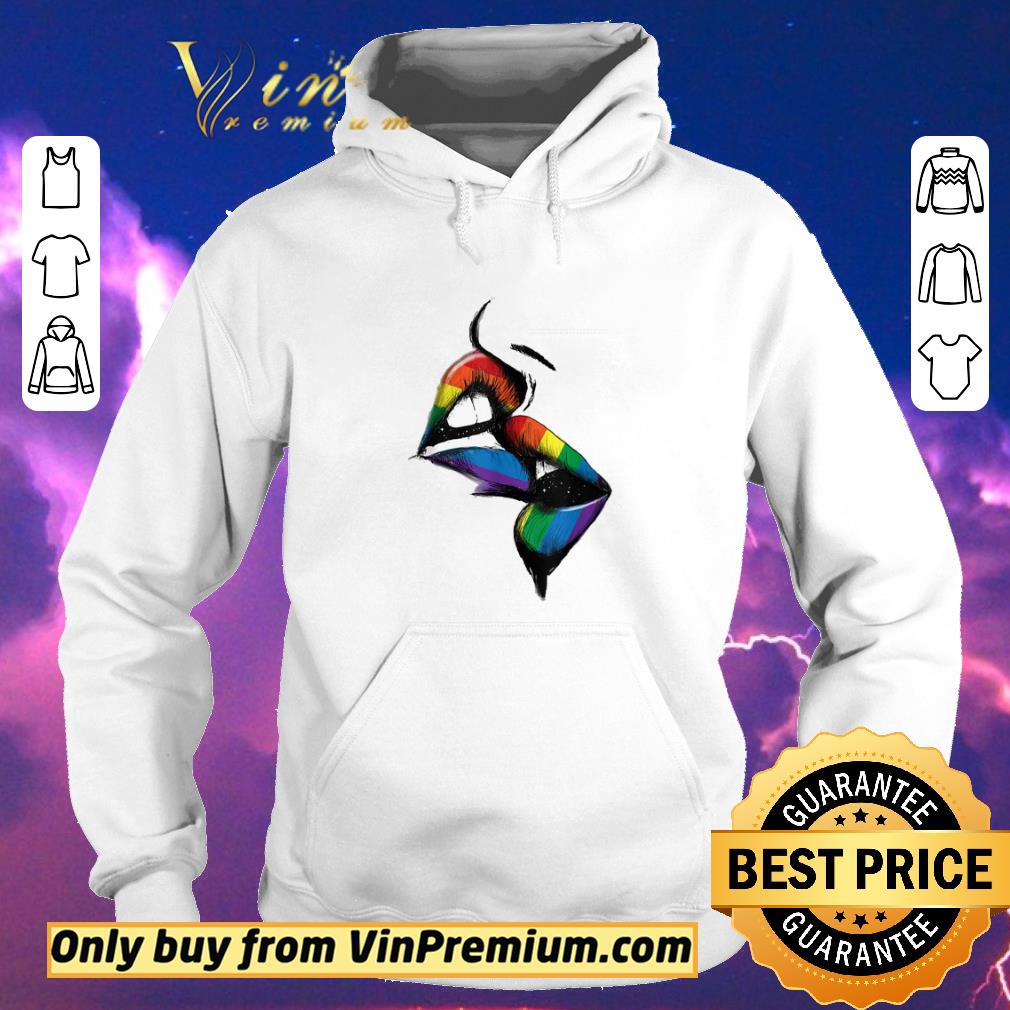 7d10558d nice lesbian lips kissing rainbow shirt sweater 4 - Nice Lesbian Lips Kissing Rainbow shirt sweater