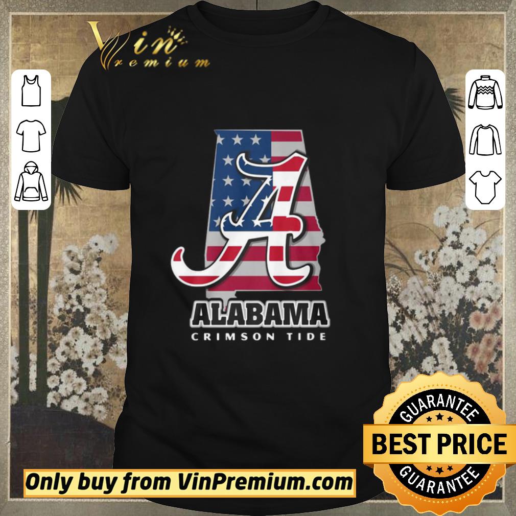 Awesome Alabama Crimson Tide American Flag shirt sweater