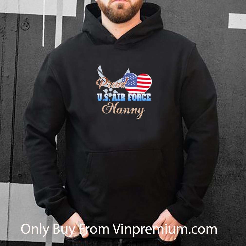 82324034 awesome proud u s air force nanny heart american flag shirt 4 - Awesome Proud U.S. Air Force Nanny Heart American Flag shirt