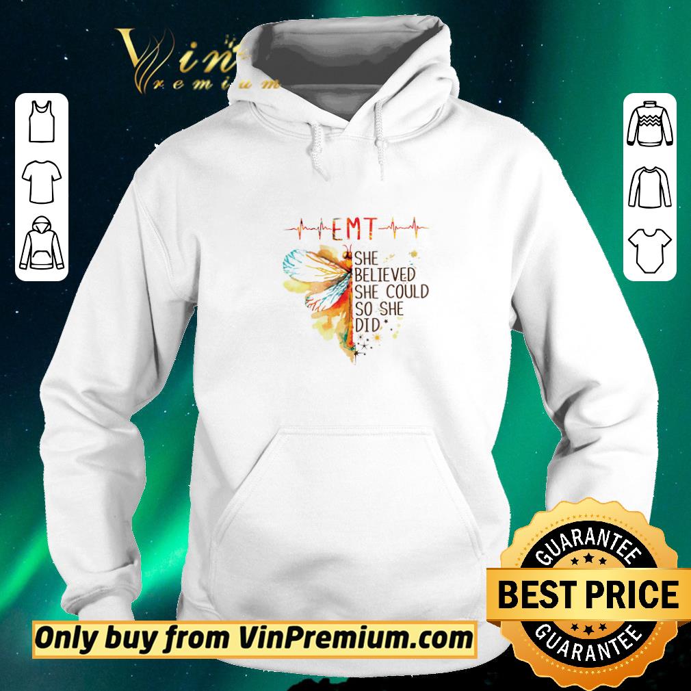 84bcbbb5 official emt dragonfly she believed she could so she did shirt sweater 4 - Official Emt Dragonfly She Believed She Could So She Did shirt sweater