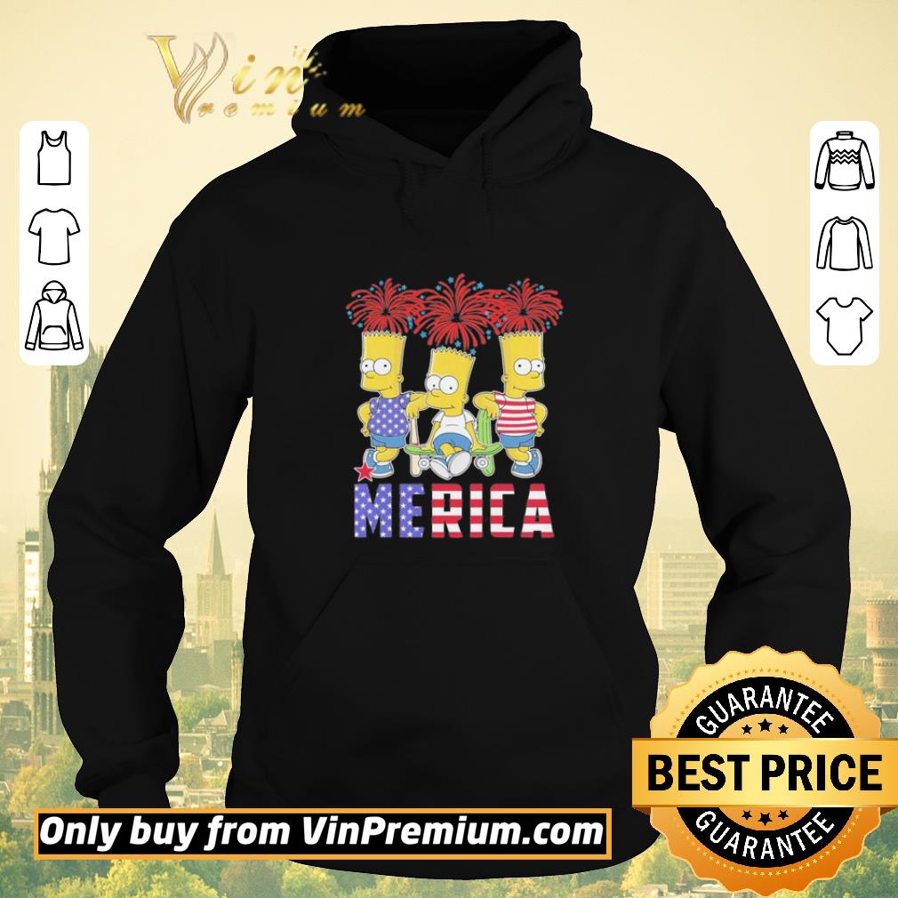 Nice Bart Simpson happy the 4th of July Merica shirt sweater 86aab7aa nice bart simpson happy the 4th of july merica shirt sweater 4 - Nice Bart Simpson happy the 4th of July Merica shirt sweater