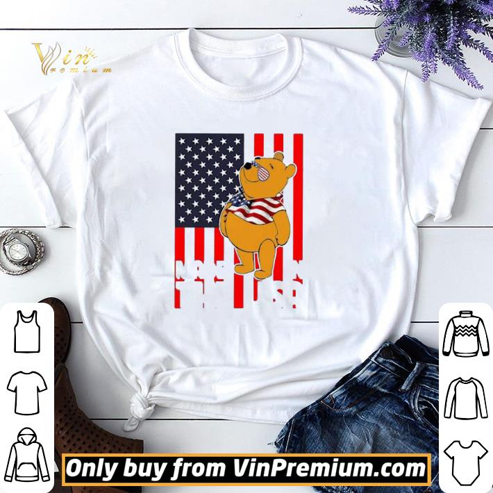 Pooh Made In The Usa America Flag shirt sweater