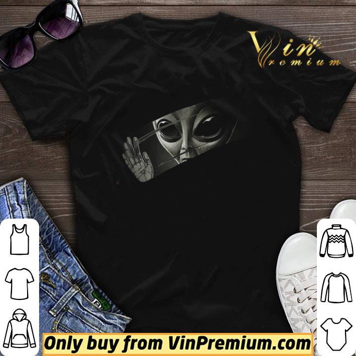 Aliens Face UFO shirt sweater