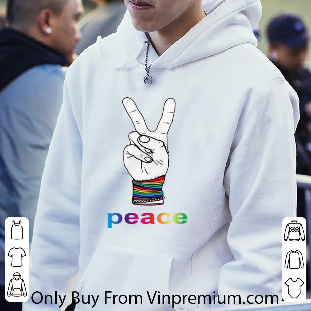 894fddbc awesome peace sign language lgbt shirt 4 - Awesome Peace Sign Language LGBT shirt