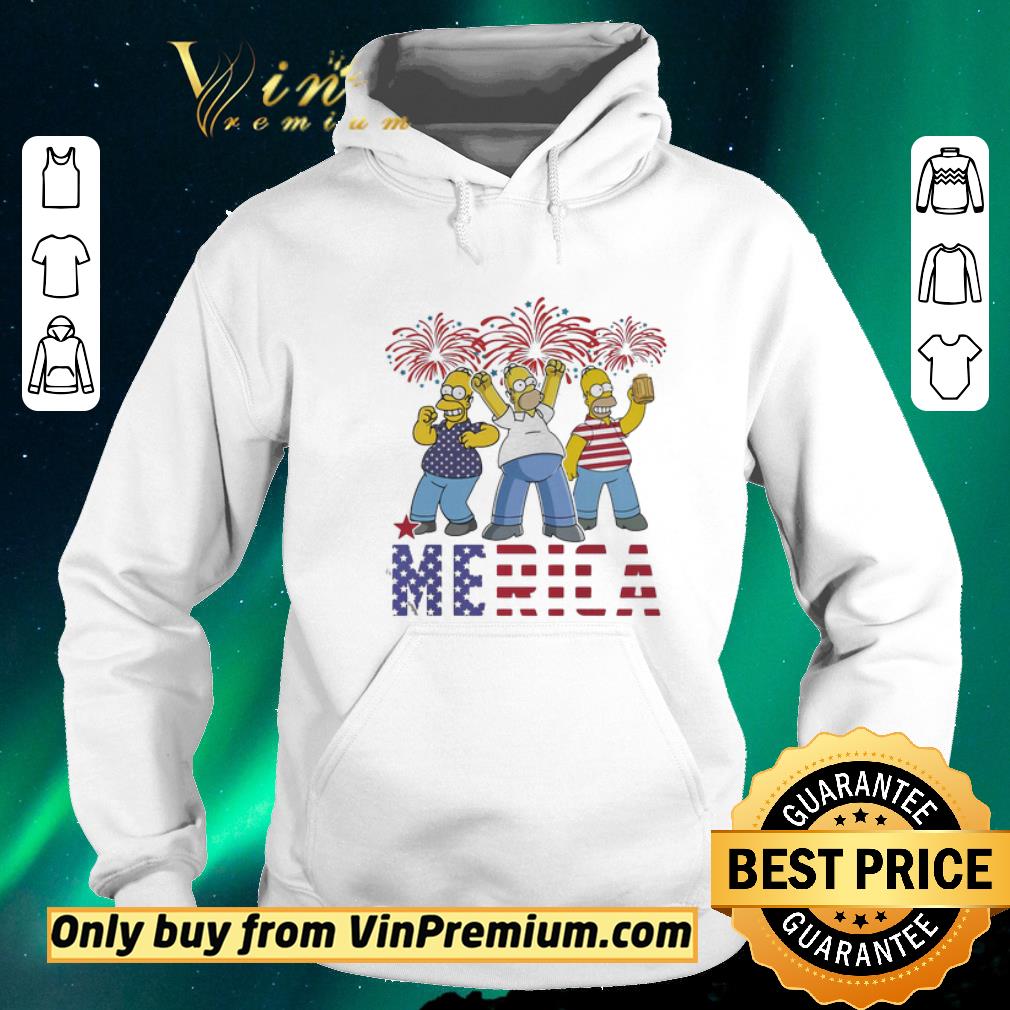 8febc177 top the simpsons merica firework american flag independence day shirt sweater 4 - Top The simpsons merica firework american flag independence day shirt sweater
