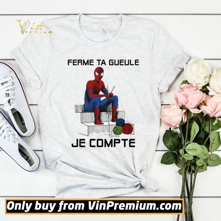 91636153 spider man ferme ta gueule je compte shirt sweater 4 - Spider Man ferme ta gueule Je compte shirt sweater
