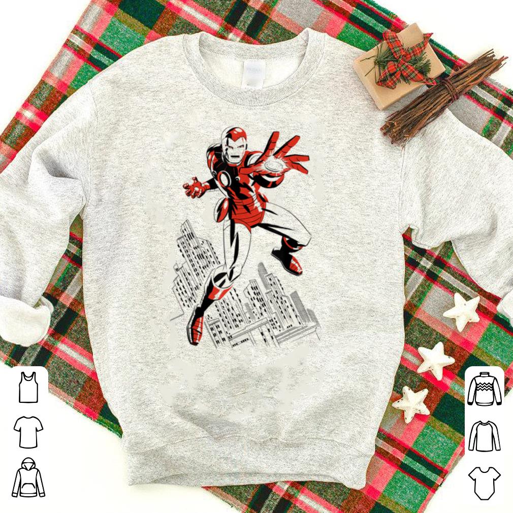 Premium Marvel Iron Man Retro Comic Art Shirt