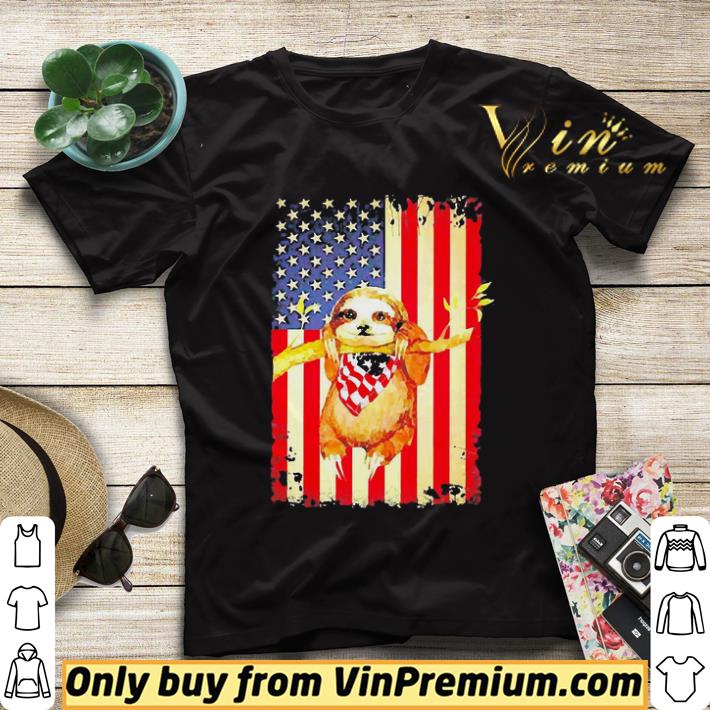 944326ab sloth american flag independence day shirt sweater 4 - Sloth American Flag Independence Day shirt sweater