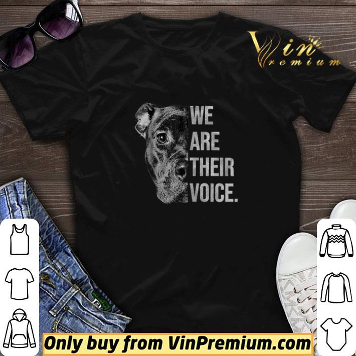 Dogo Argentino We Are Their Voice shirt sweater
