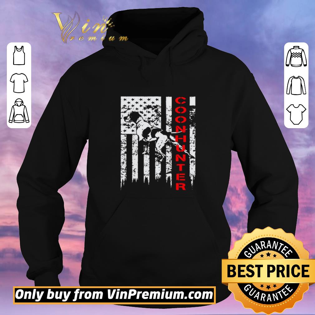 95e59976 hot distressed usa flag for coon hunters shirt sweater 4 - Hot Distressed USA Flag For Coon Hunters shirt sweater