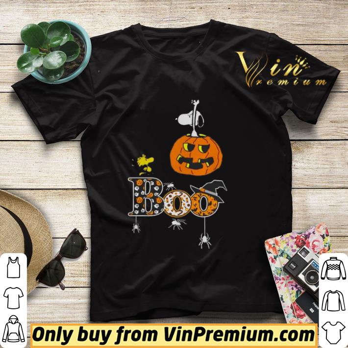 Halloween Snoopy and Woodstock boo black shirt 97932640 halloween snoopy and woodstock boo black shirt 4 - Halloween Snoopy and Woodstock boo black shirt