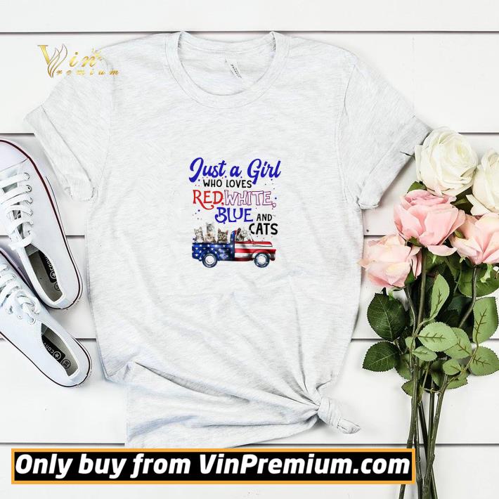 97ae0f89 just a girl who loves red white blue and cats american flag happy 4th of july shirt sweater 4 - Just A Girl Who Loves Red White Blue And Cats American Flag Happy 4th Of July shirt sweater