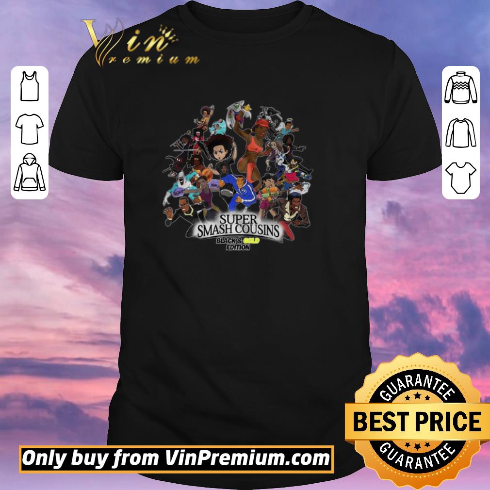 Original Super Smash Cousins Black And Gold Edition shirt sweater