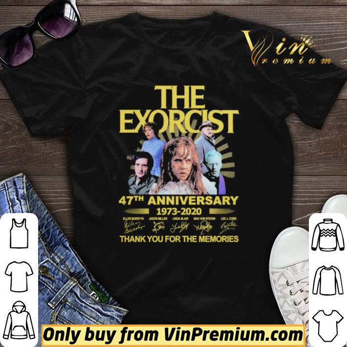 The exorcist 47th anniversary 1973 2020 thank you for the memories signatures shirt sweater