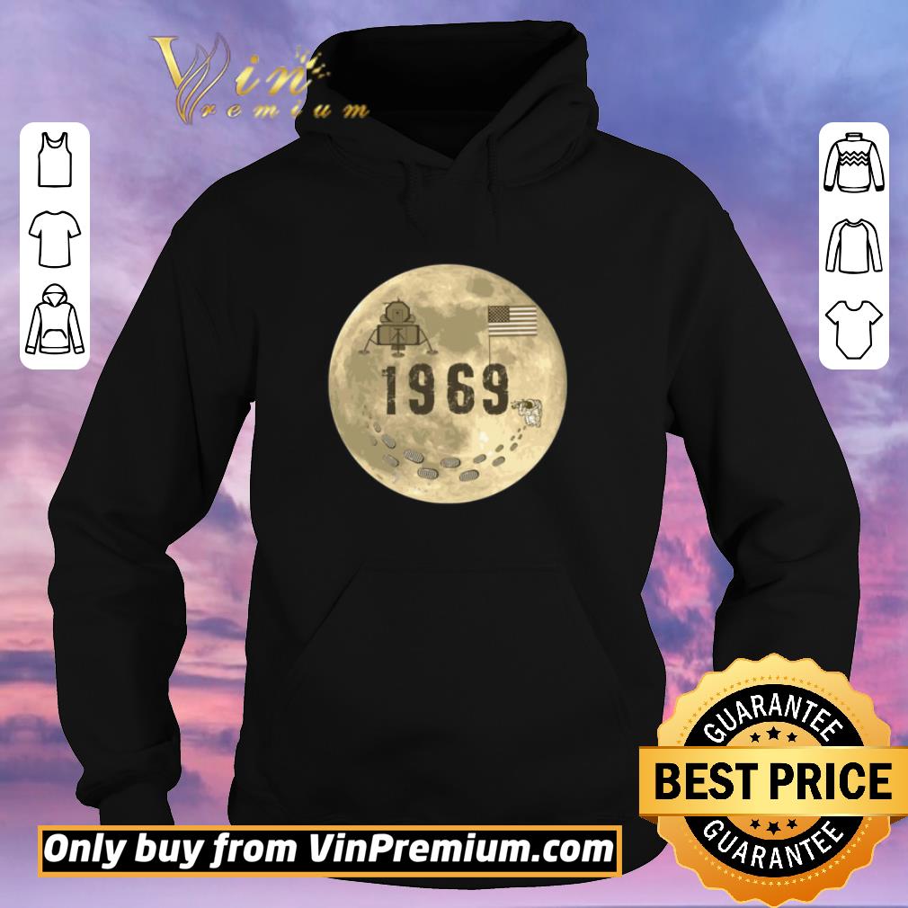 Top Fun Moon Landing Smiling Footprint American Flag Lunar Module Apollo 11 First Man 50th Anniversary 1960-2019 Tee shirt sweater 9e579afa top fun moon landing smiling footprint american flag lunar module apollo 11 first man 50th anniversary 1960 2019 tee shirt sweater 4 - Top Fun Moon Landing Smiling Footprint American Flag Lunar Module Apollo 11 First Man 50th Anniversary 1960-2019 Tee shirt sweater