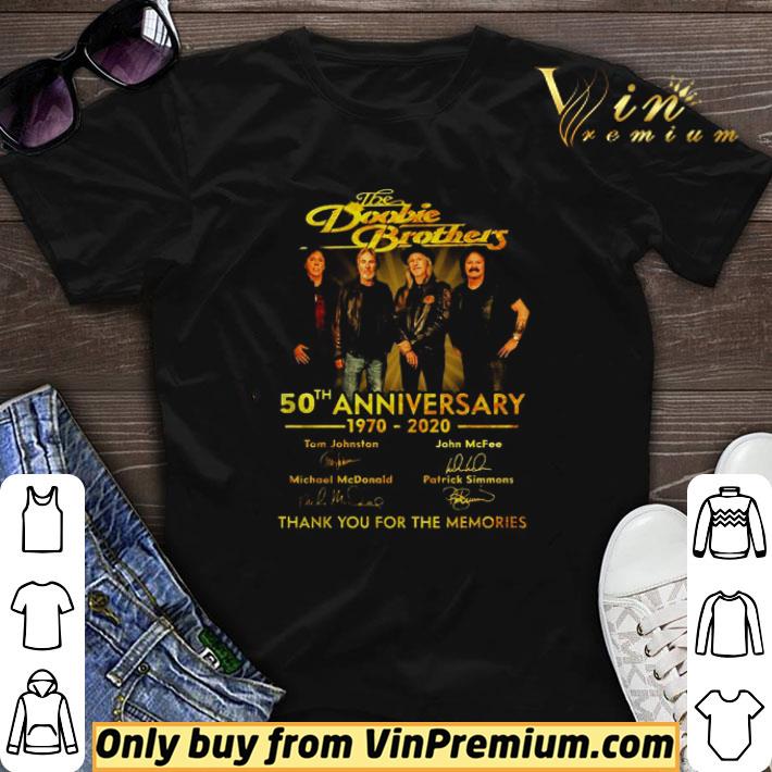 The doobie brothers 50th anniversary 1970 2020 signature shirt sweater