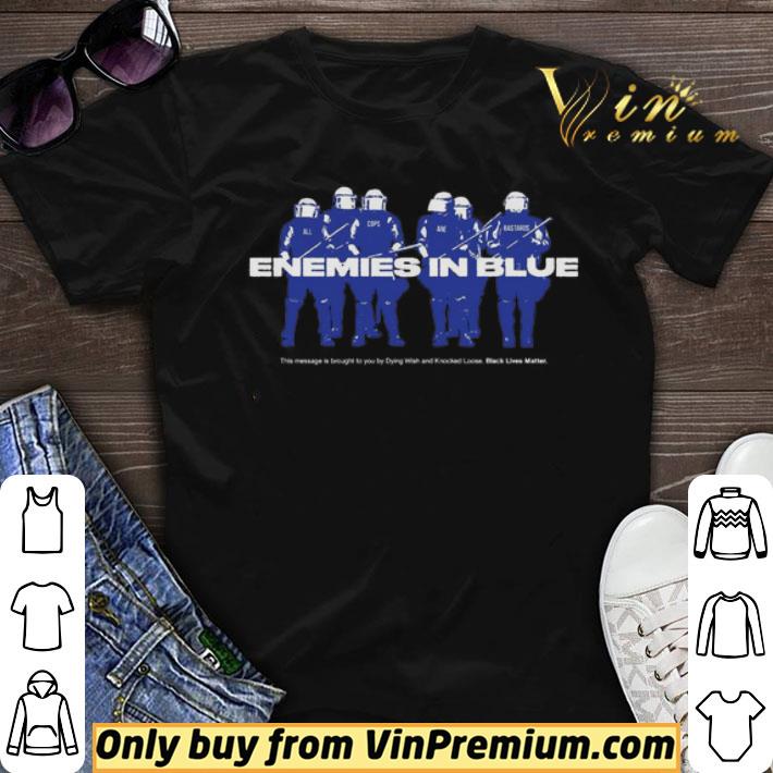 Enemies In Blue Relief shirt sweater