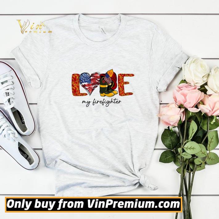 a2bd47a5 love my firefighter american flag shirt sweater 4 - Love My Firefighter American Flag shirt sweater