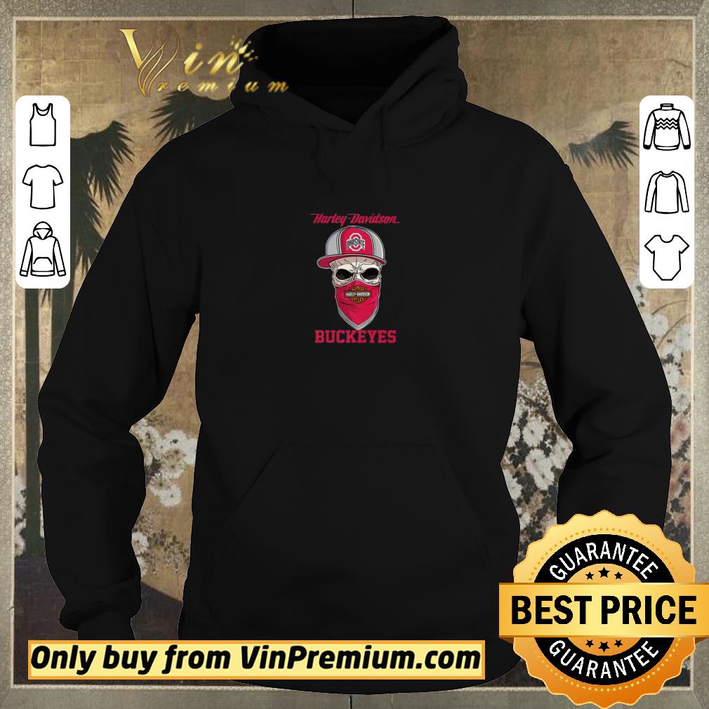 a3bf5f2c hot skull mask motor harley davidson cycles ohio state buckeyes shirt sweater 4 - Hot Skull Mask Motor Harley Davidson Cycles Ohio State Buckeyes shirt sweater