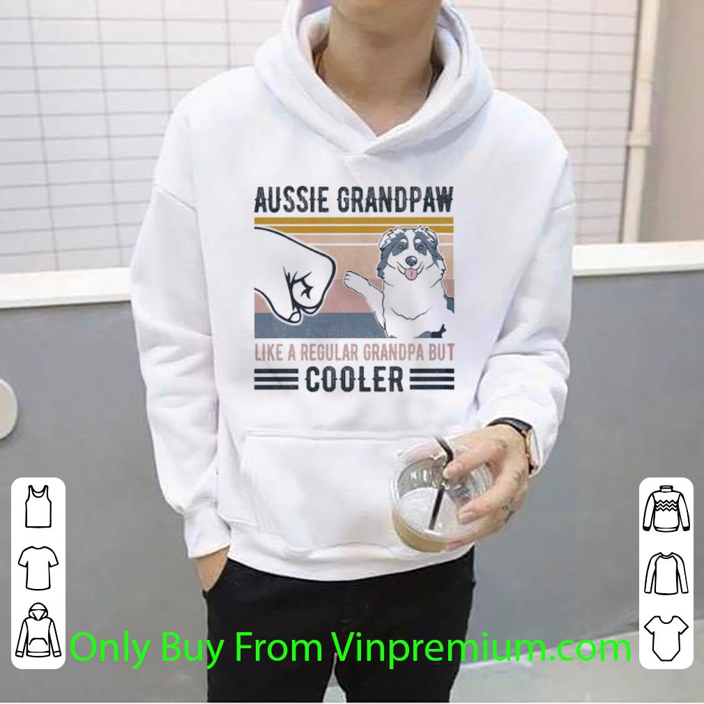 a653e6fe great vintage aussie grandpaw like a regular grandpa but cooler shirt 4 - Great Vintage Aussie Grandpaw Like A Regular Grandpa But Cooler shirt