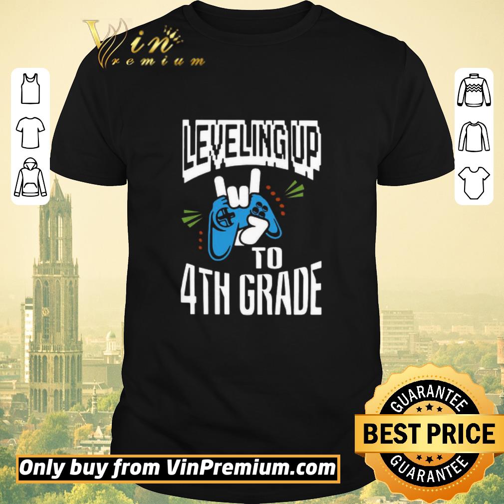 Funny Leveling Up To 4TH Grade shirt sweater