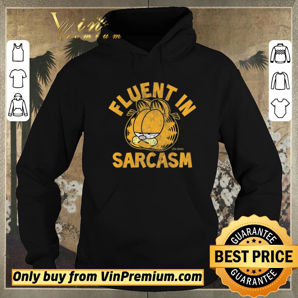 a8c386dc funny kids garfield fluent in sarcasm shirt sweater 4 - Funny Kids Garfield Fluent In Sarcasm shirt sweater