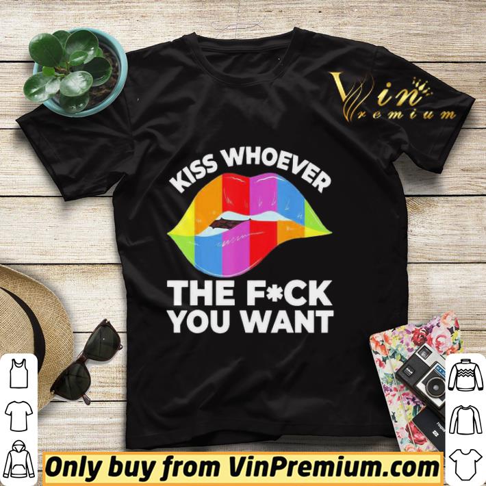 aba2121b kiss whoever you want rainbow sexy lips the fuck lgbt pride shirt 4 - Kiss Whoever You Want Rainbow Sexy Lips The Fuck LGBT Pride shirt