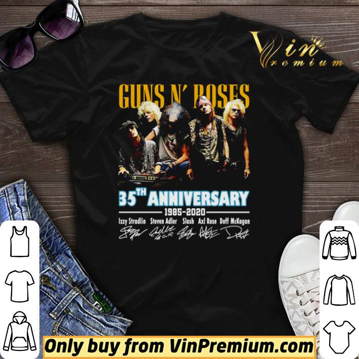 Guns N’ Roses 35th anniversary 1985-2020 signature shirt sweater