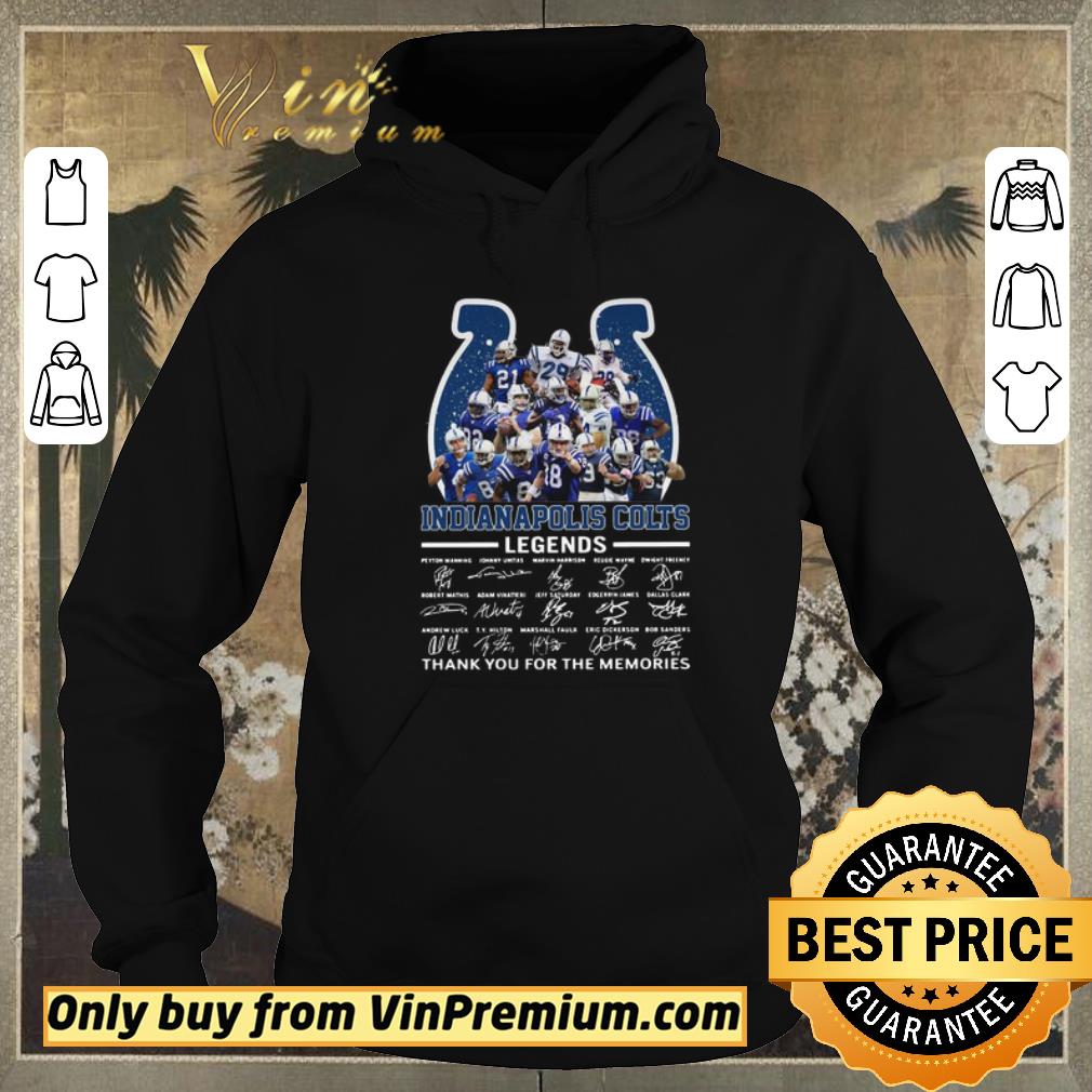ac16e570 awesome indianapolis colts legends thank you for the memories signature shirt 4 - Awesome Indianapolis Colts Legends thank you for the memories signature shirt