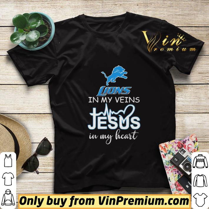 aeaca9c4 detroit lions in my veins jesus in my heart heartbeat shirt sweater 4 - Detroit lions in my veins jesus in my heart heartbeat shirt sweater