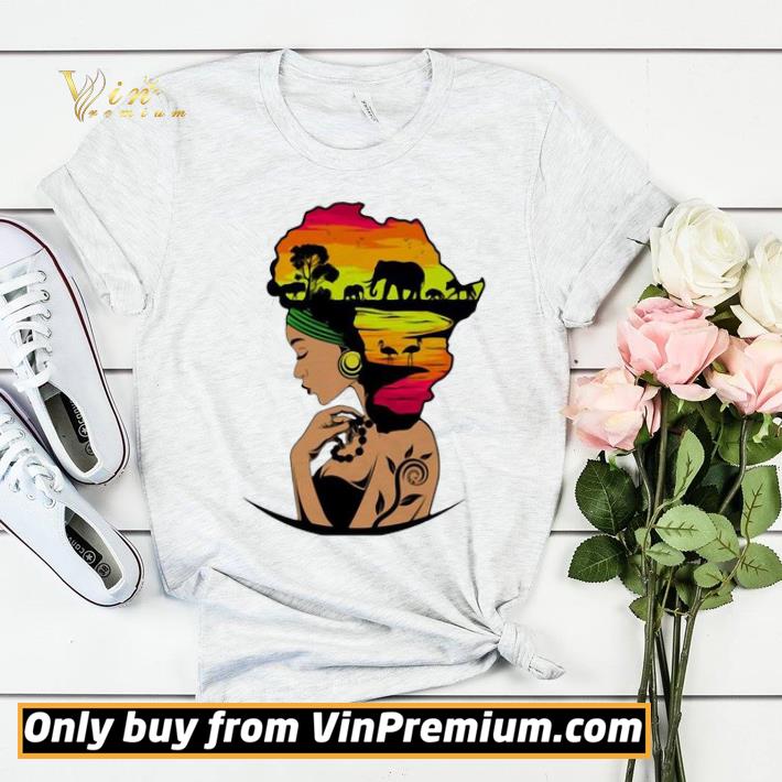 Safari Goddess Black Woman African Elephant shirt b3b84e7b safari goddess black woman african elephant shirt 4 - Safari Goddess Black Woman African Elephant shirt