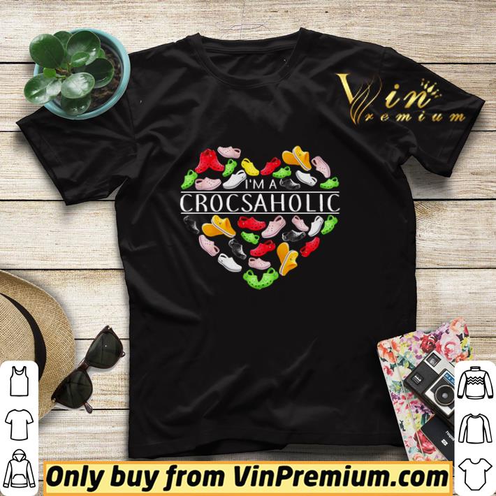 b4fe674b i m a crocs aholic shirt sweater 4 - I’m a crocs aholic shirt sweater