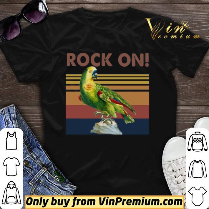 Parrot Rock On Vintage shirt sweater
