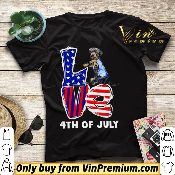 Rottweiler Dog Tattoo I Love USA 4th Of July shirt sweater b8f69b20 rottweiler dog tattoo i love usa 4th of july shirt sweater 4 - Rottweiler Dog Tattoo I Love USA 4th Of July shirt sweater