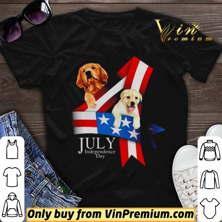 Golden retriever 4th of july independence day shirt sweater