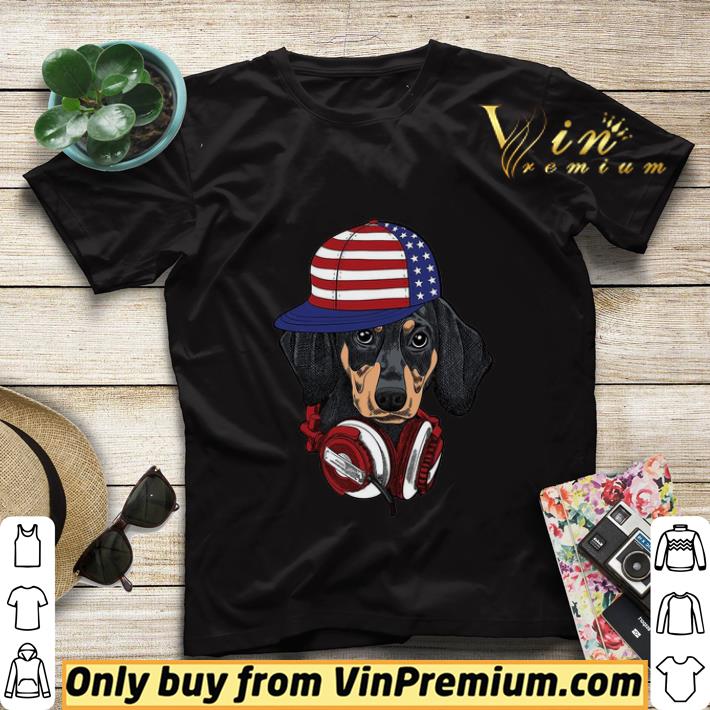 ba1a0235 4 of july dachshund listening music shirt sweater 4 - 4 Of July Dachshund Listening Music shirt sweater