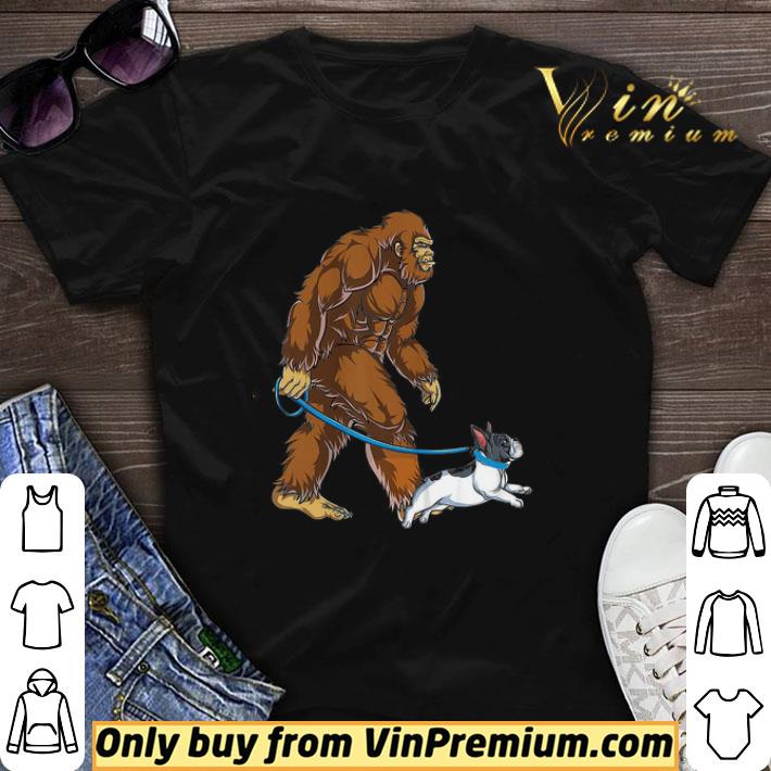 Bigfoot Sasquatch Walking French Bulldog shirt sweater