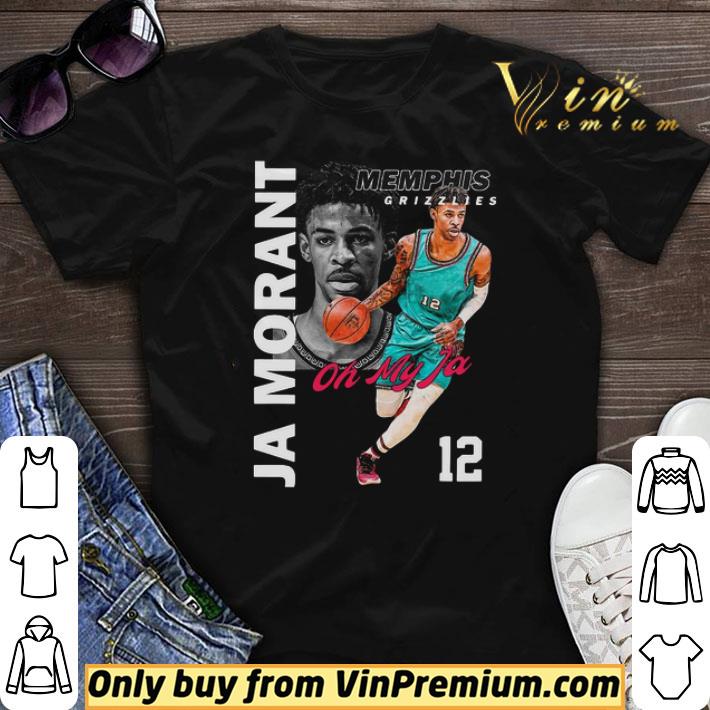 Memphis grizzlies ja morant 12 oh my ja basketball shirt sweater