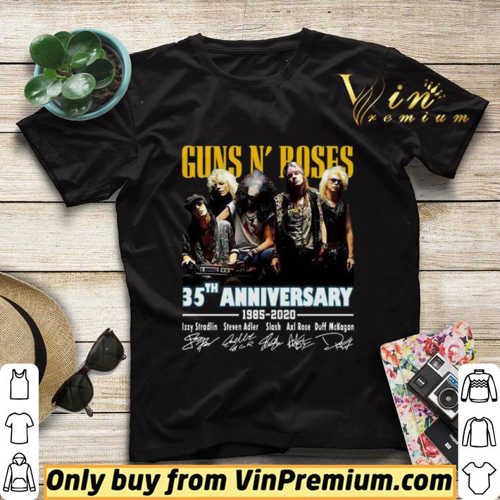 Gun N’ Roses 35th anniversary signature shirt sweater bc16abfc gun n roses 35th anniversary signature shirt sweater 4 - Gun N’ Roses 35th anniversary signature shirt sweater
