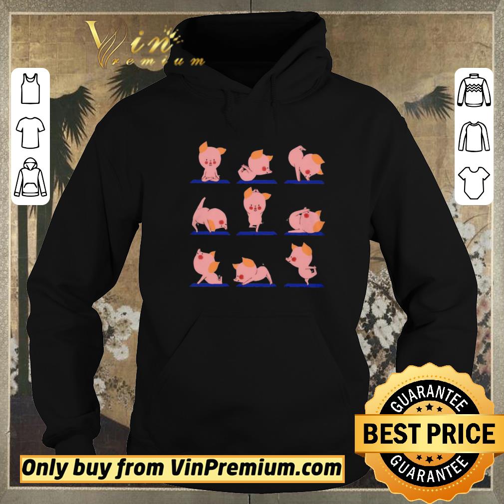 be265947 awesome pig yoga funny piglets in yoga poses sports shirt sweater 4 - Awesome Pig Yoga Funny Piglets In Yoga Poses Sports shirt sweater